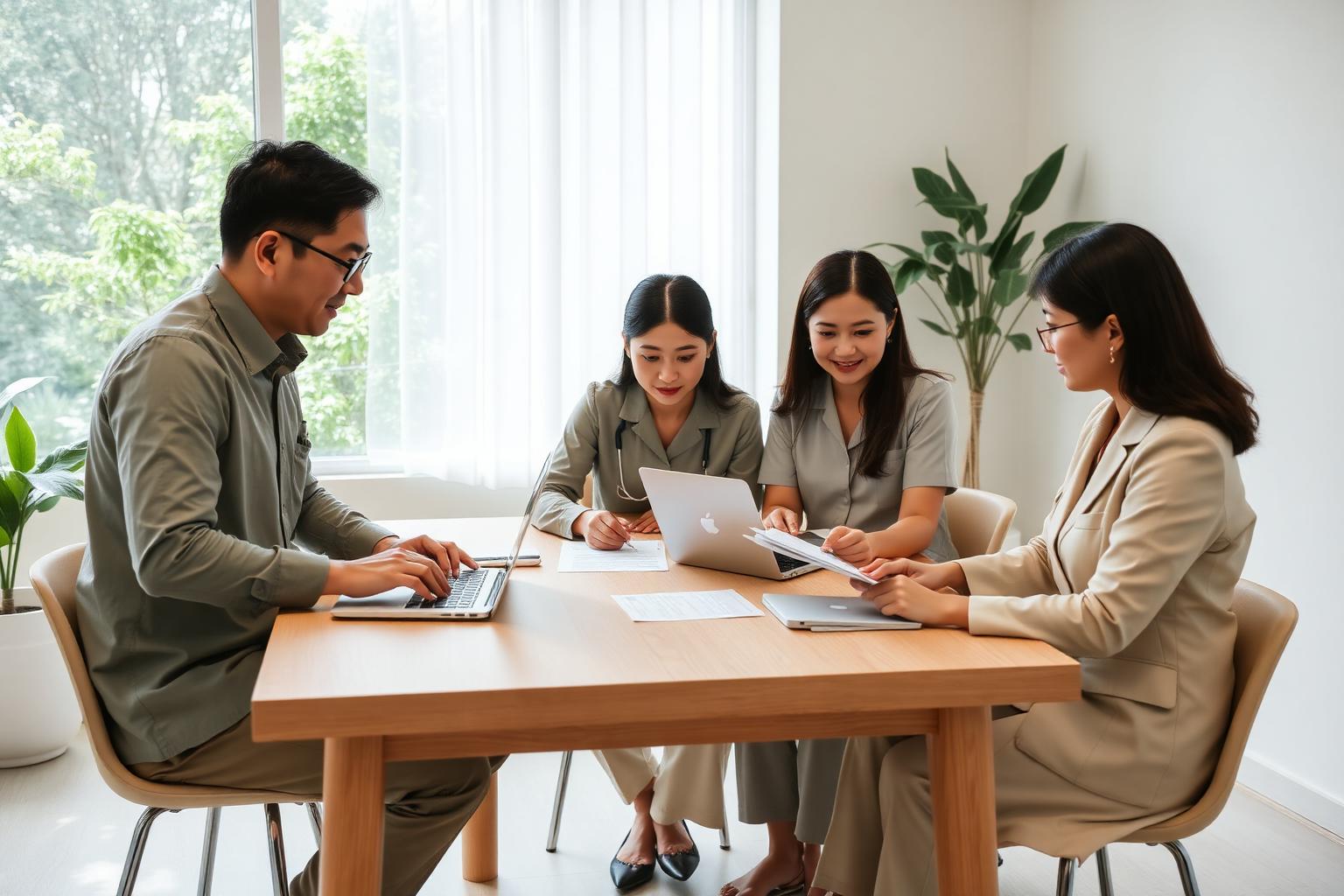 Đội ngũ DOC Health làm việc cùng nhau